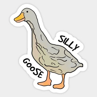 Silly Goose Sticker